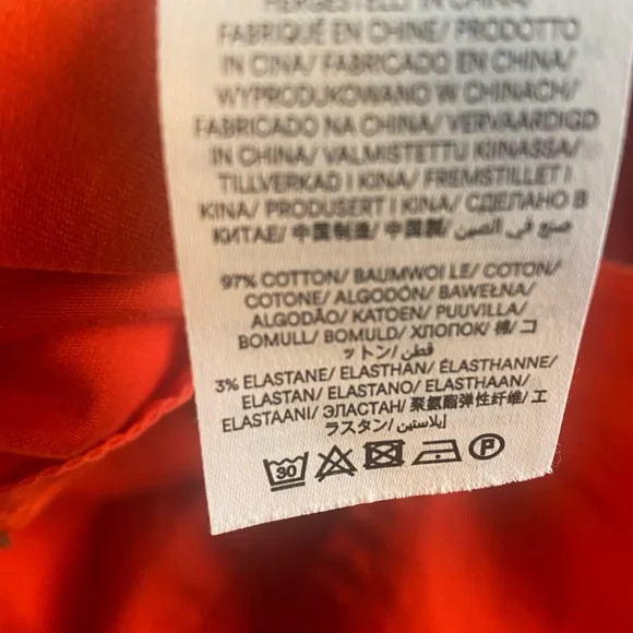 Boden Womens Vibrant Red Chinos Pant 14 Preloved - Picture 6 of 7